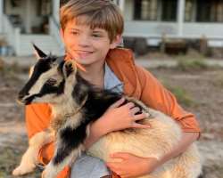 He is an animal lover and knows very well, how to convey his feelings to them.